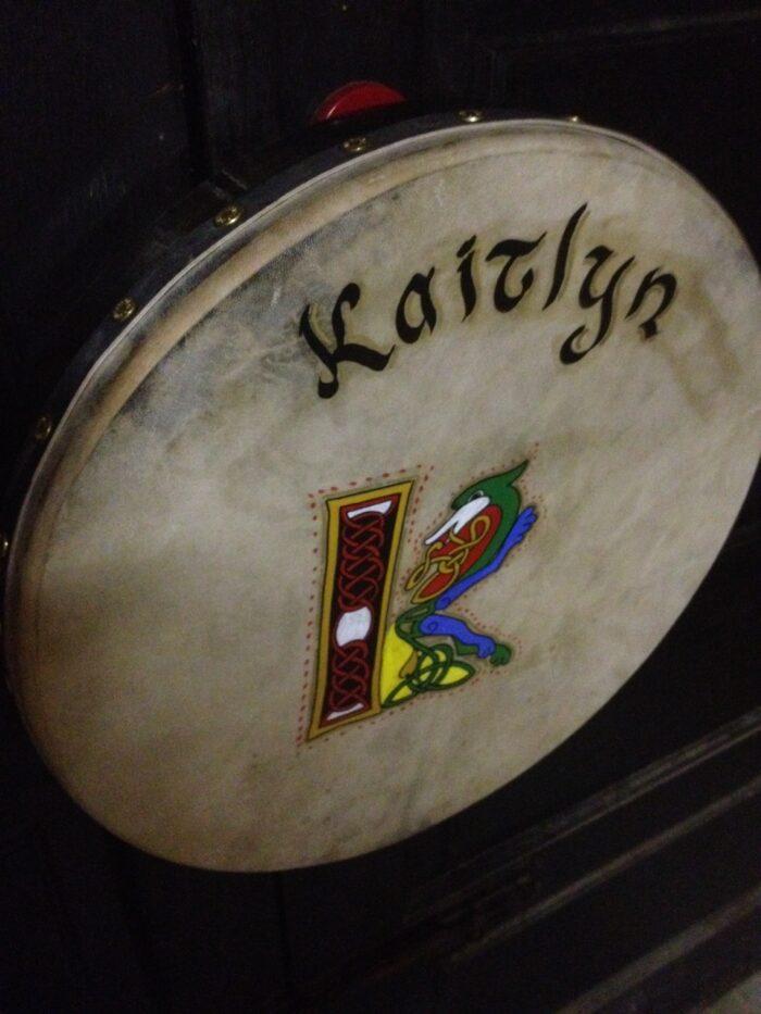 Celtic Initial Irish Bodhran
