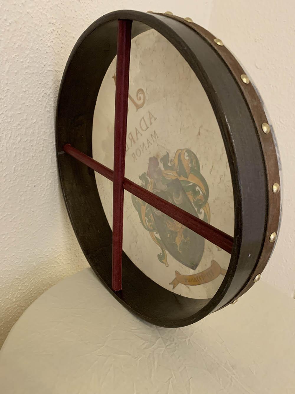 Bodhran 16″ Double Crests Wedding Gift Irish Bodhran