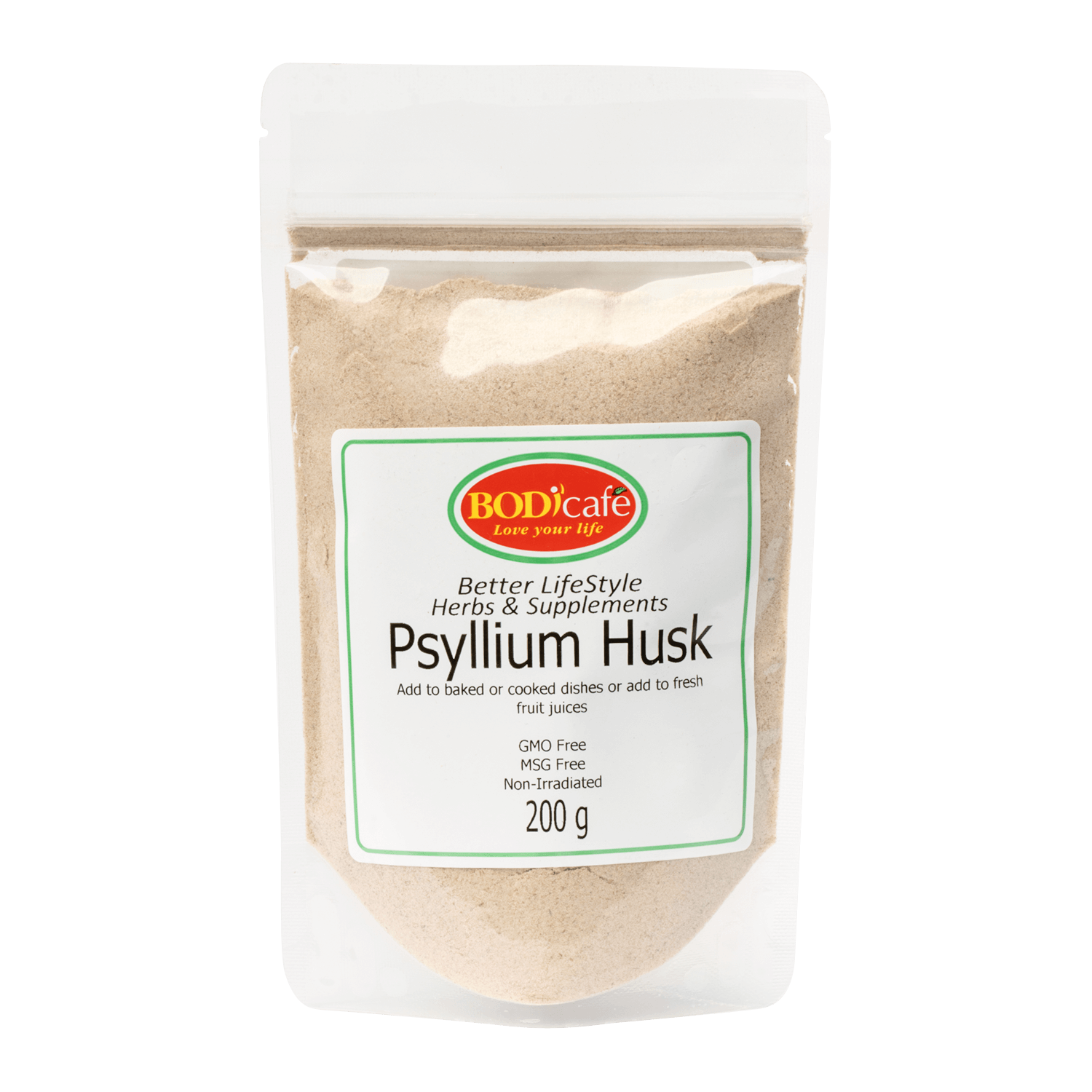 Psyllium Husk 200g Bodicafe