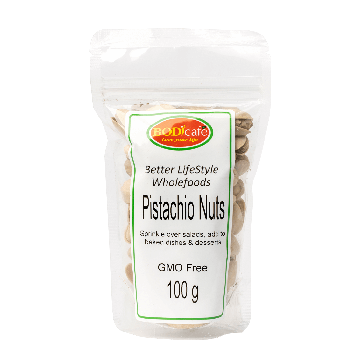 Pistachio Nuts 100g Bodicafe