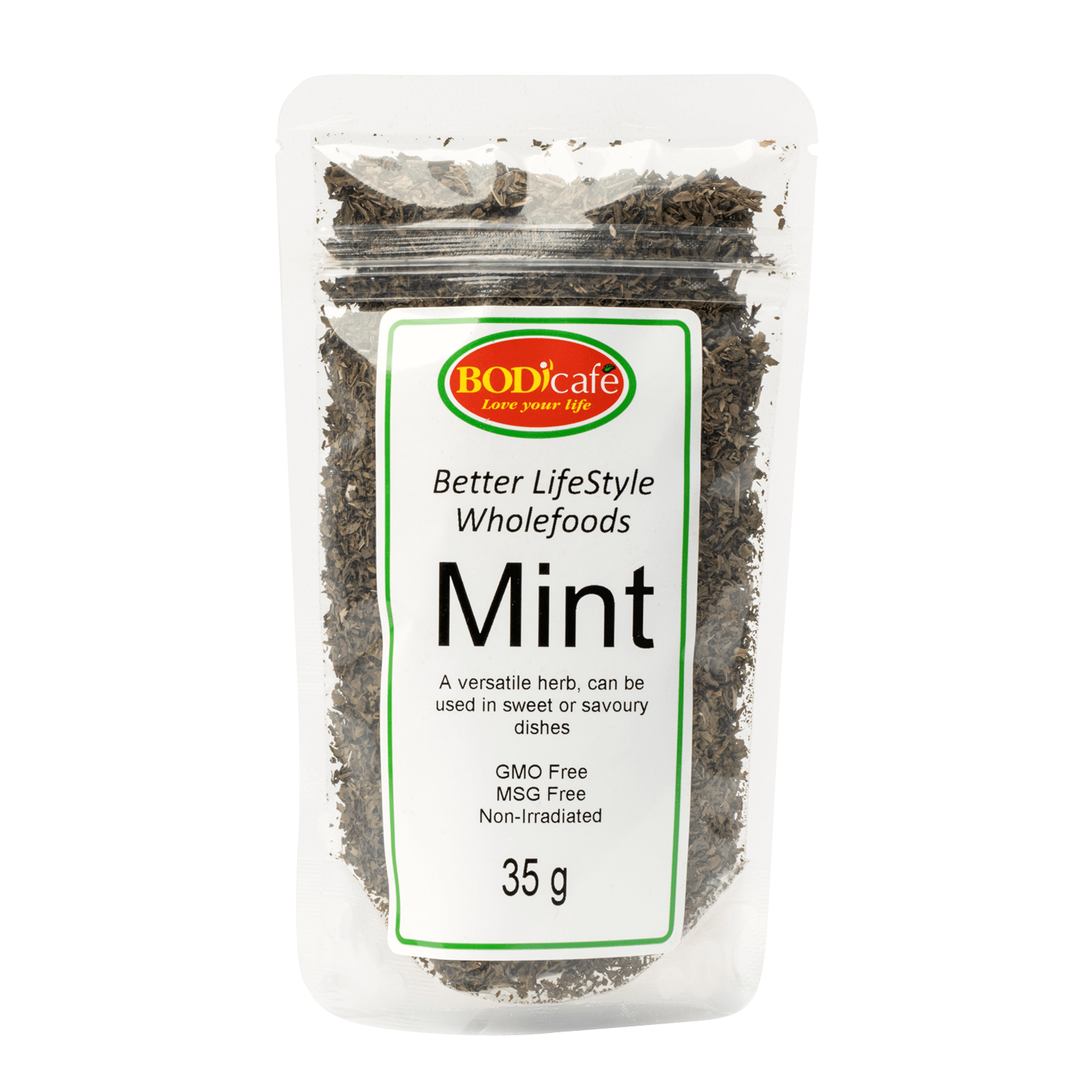 Mint (Dried) 35g Bodicafe