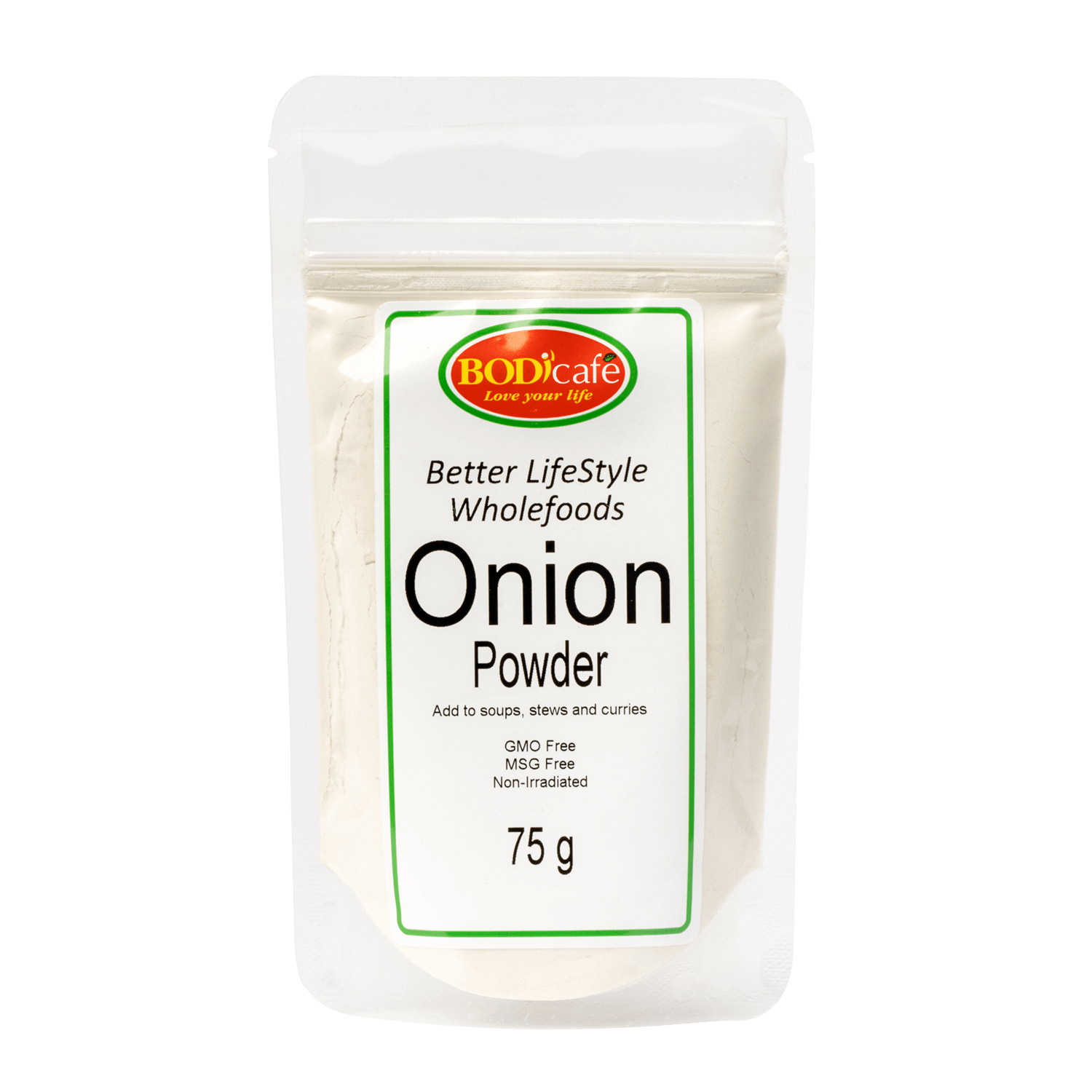 Onion Powder 75g Bodicafe