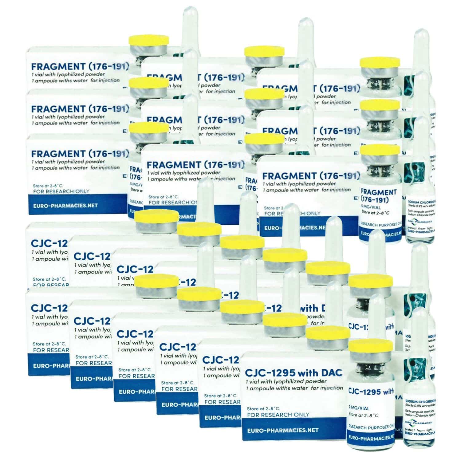 Pack Peptides Weight Loss Advanced Euro pharmacies HGH Frag / CJC