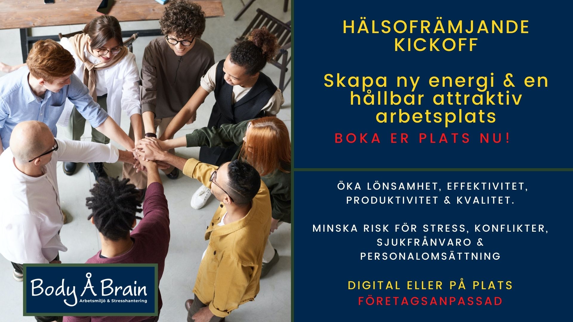 Checka av hur ni har det på företaget med Hälsofrämjande