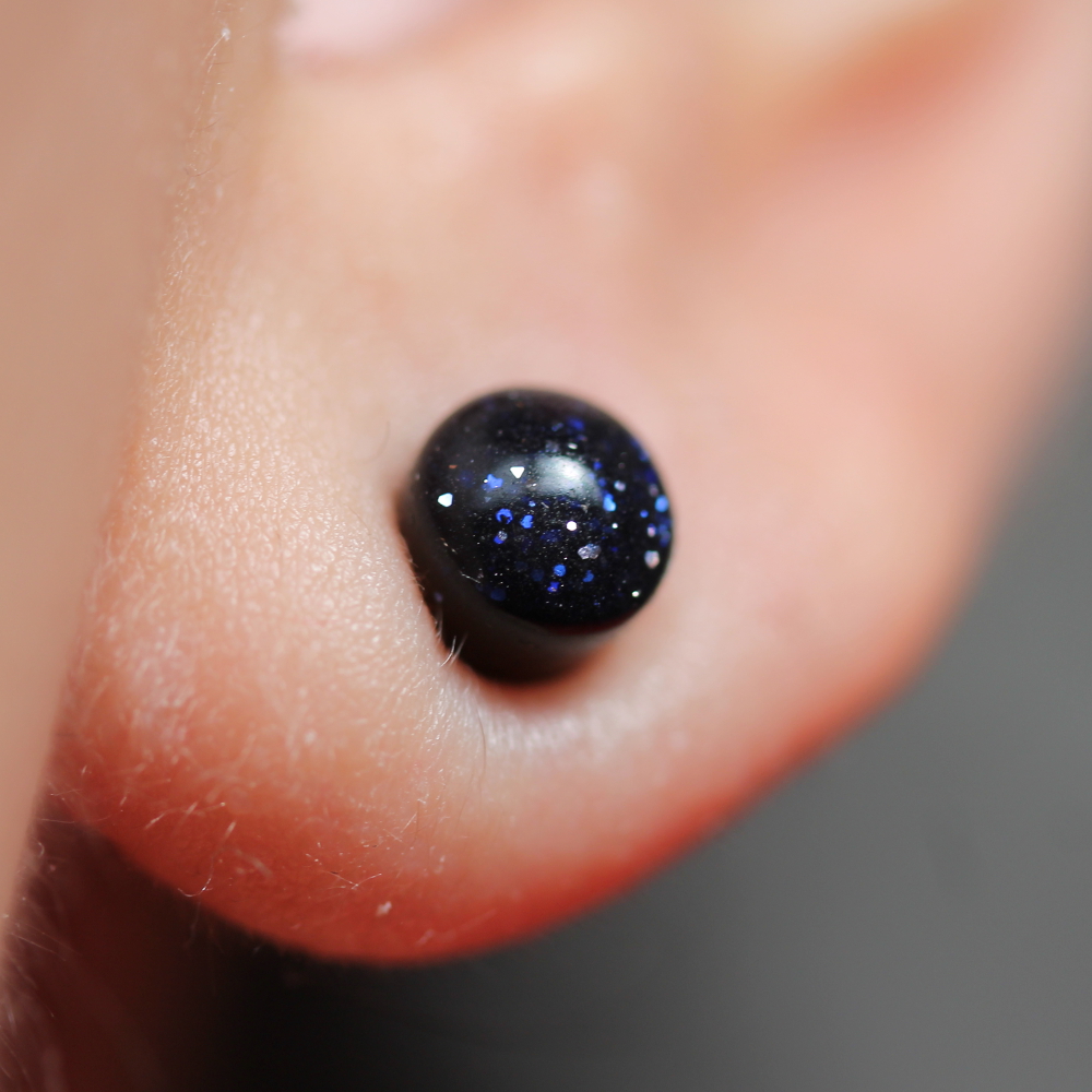 Blue Goldstone Plug