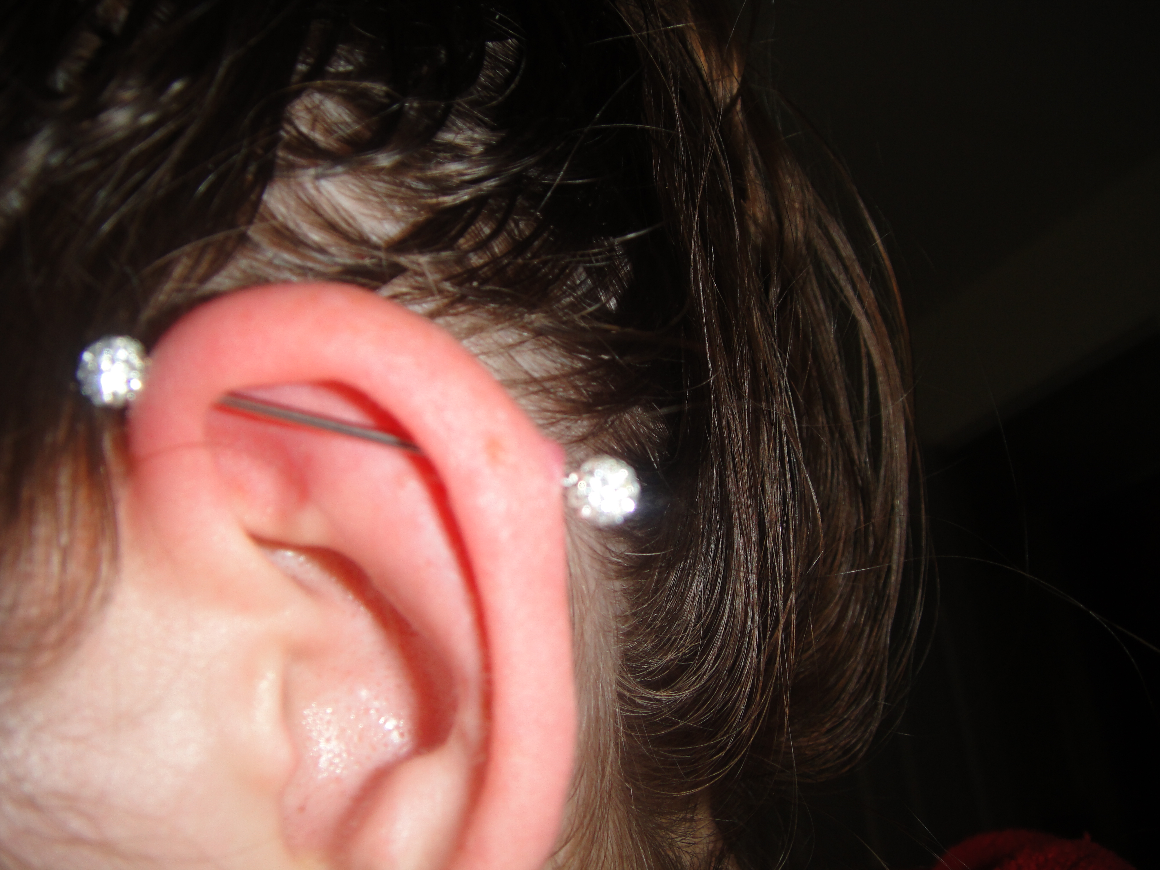 Industrial Barbell With Multigem Covered Balls