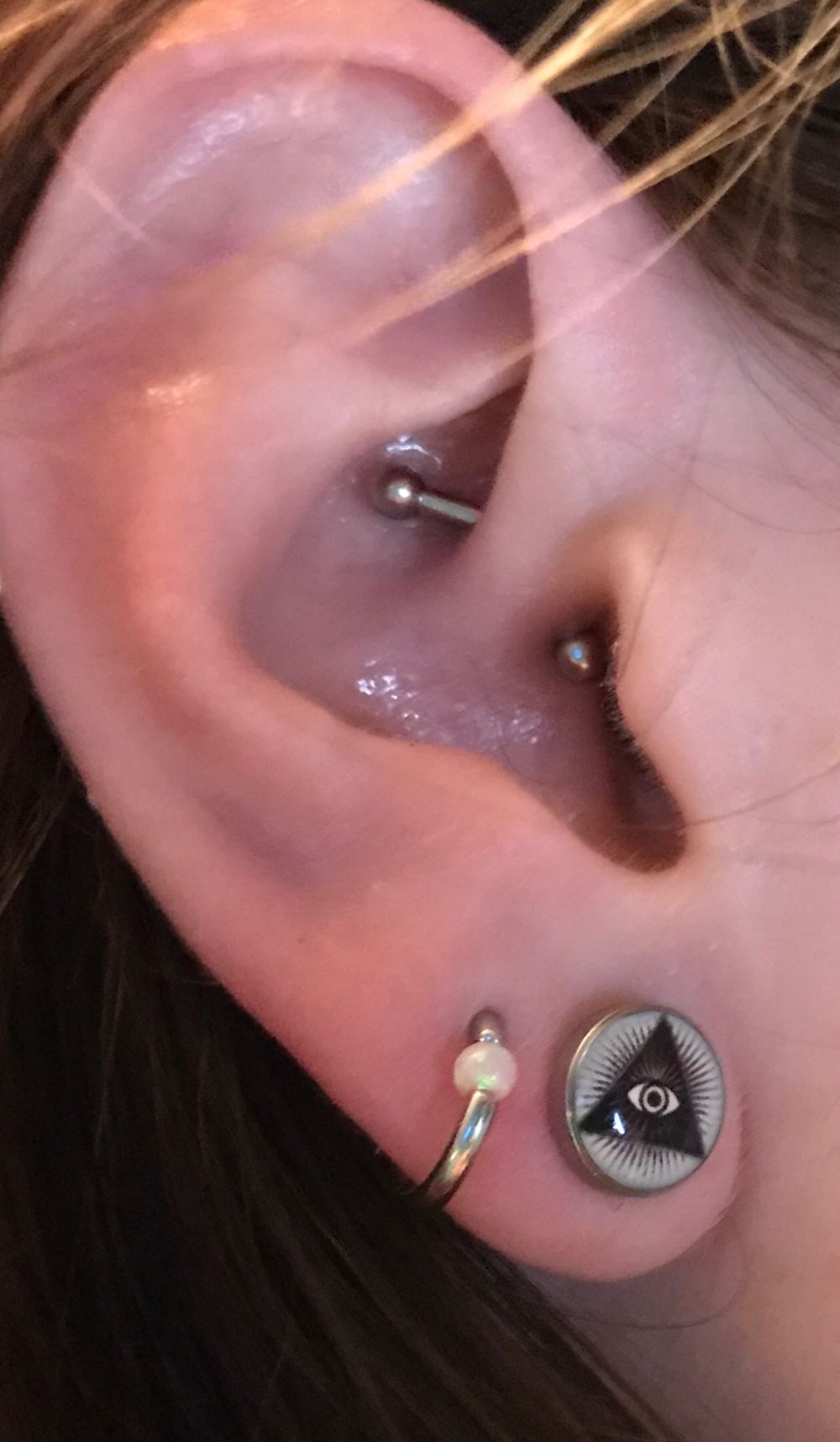 Steel Threaded Third Eye Plug