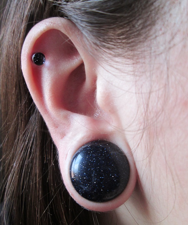 Blue Goldstone Plug