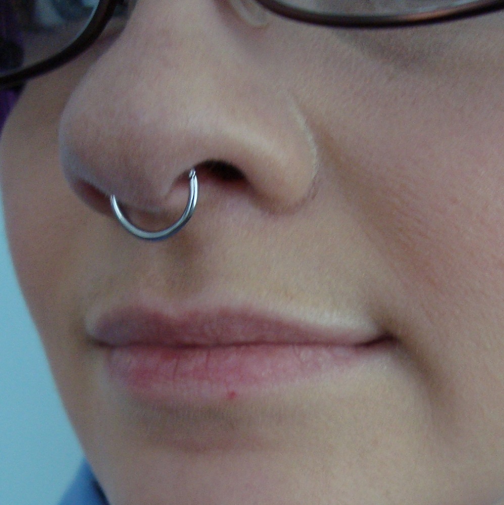 Steel septum clicker