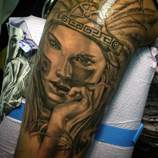 250+ Amazing Aztec Tattoo Designs And Ideas - Body Art Guru 600_x_600_jpg