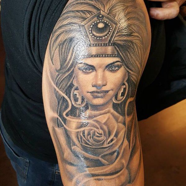 250+ Amazing Aztec Tattoo Designs And Ideas - Body Art Guru 600_x_600_jpg