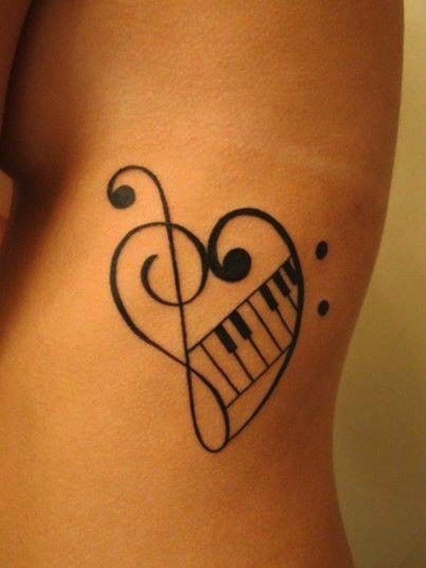 Music Note Heart Tattoos Meaning