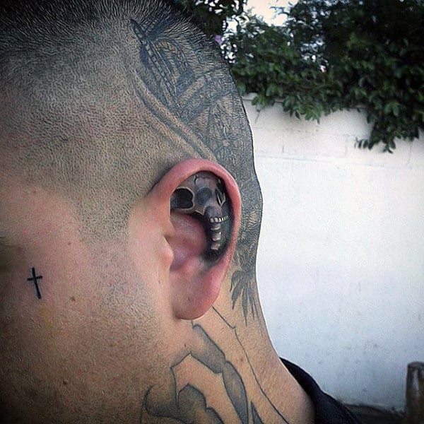 220 Awesome Ear Tattoo Designs With Meanings And Ideas - Body Art Guru 600_x_600_jpg