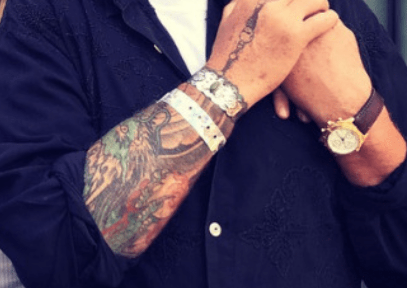 Roger Meddows Taylor's 8 Tattoos & Their Meanings - Body Art Guru 567_x_801_png