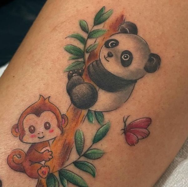 50+Monkey Tattoos With Meanings - Body Art Guru 600_x_602_jpg