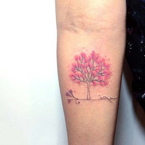 145 Amazing Tree Tattoo Ideas With Meanings - Body Art Guru 500_x_500_jpg