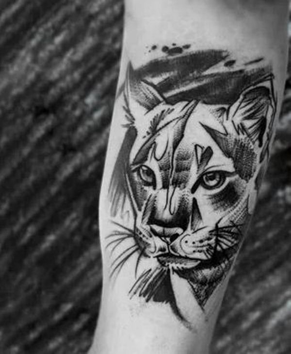 30+ Amazing Puma Tattoos With Meaning - Body Art Guru 729_x_600_jpg
