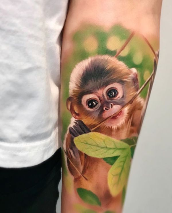 50+Monkey Tattoos With Meanings - Body Art Guru 745_x_600_jpg