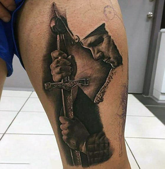 165 Cool Medieval Tattoo Designs With Meanings And Ideas - Body Art Guru 574_x_560_jpg