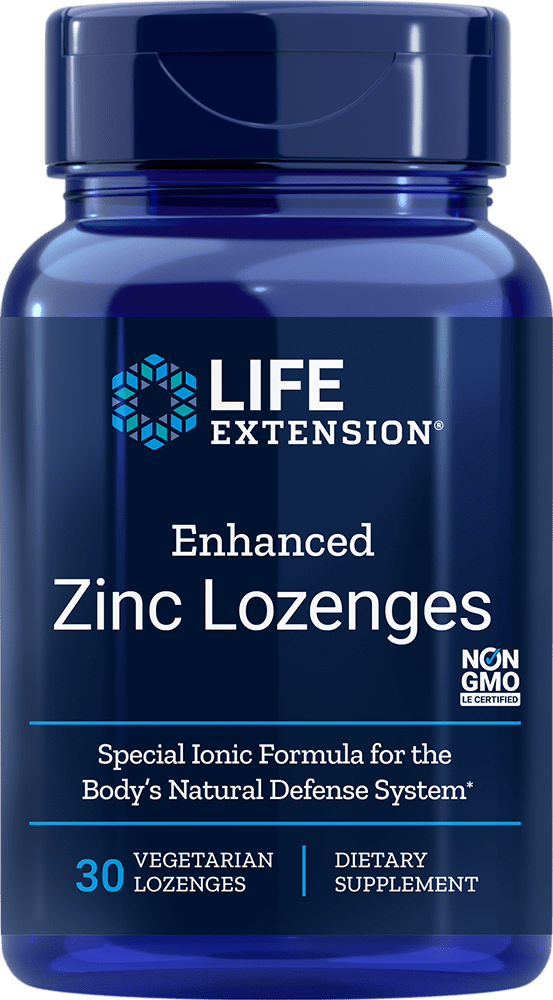 Zinc Lozenges (Enhanced), 30 zuigtabletten Life Extension Nederlands