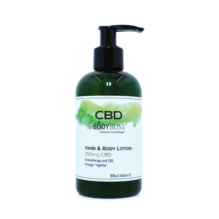 CBD Hand & Body Lotion with 250 mg CBD BODY BLISS Factory Direct