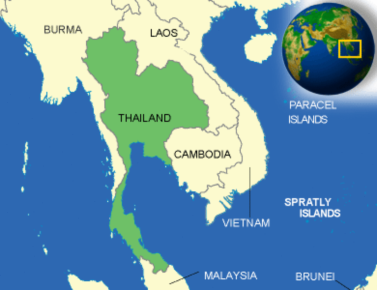 Map Of Thailand And Surrounding Countries tharea Dan the Bodybuilder in Thailand