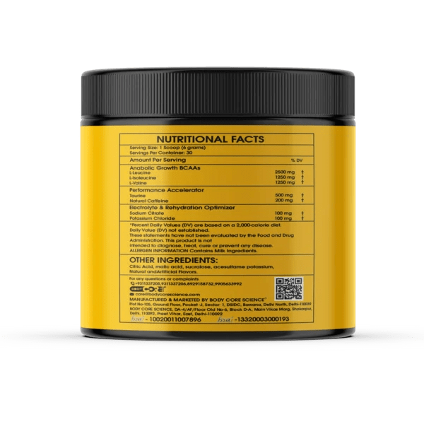 BCS BCAA Gold (180g) Body Core Science