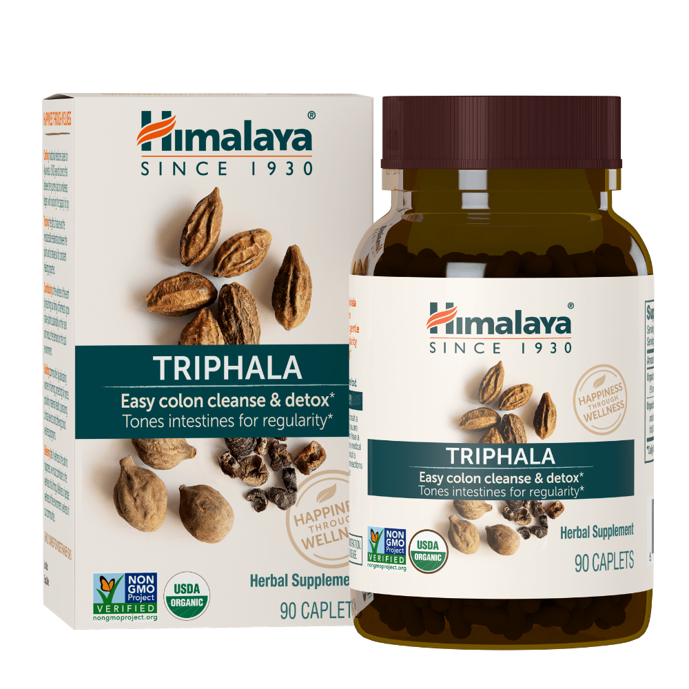 Himalaya Organic Triphala 90 Caplets Bodycrafters
