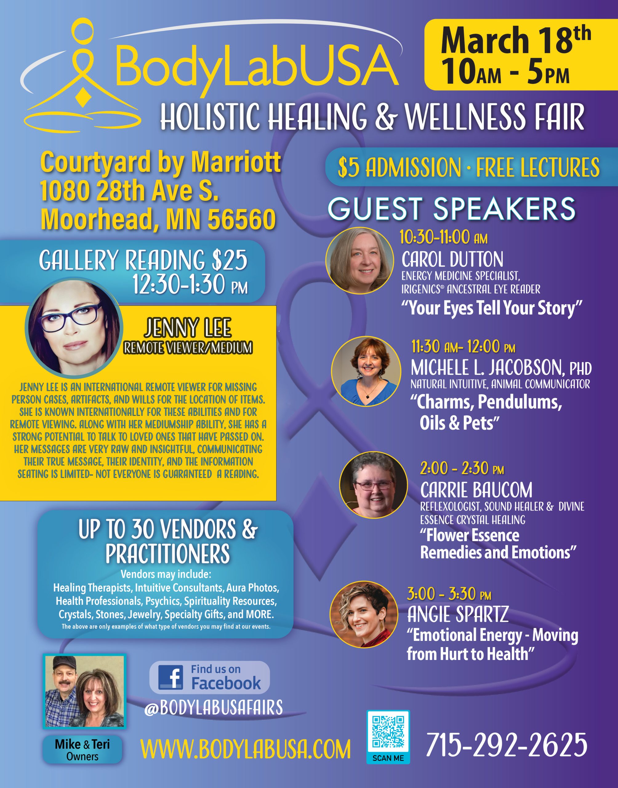Holistic Healing & Wellness Fair Moorhead, MN BodyLabUSA Fairs