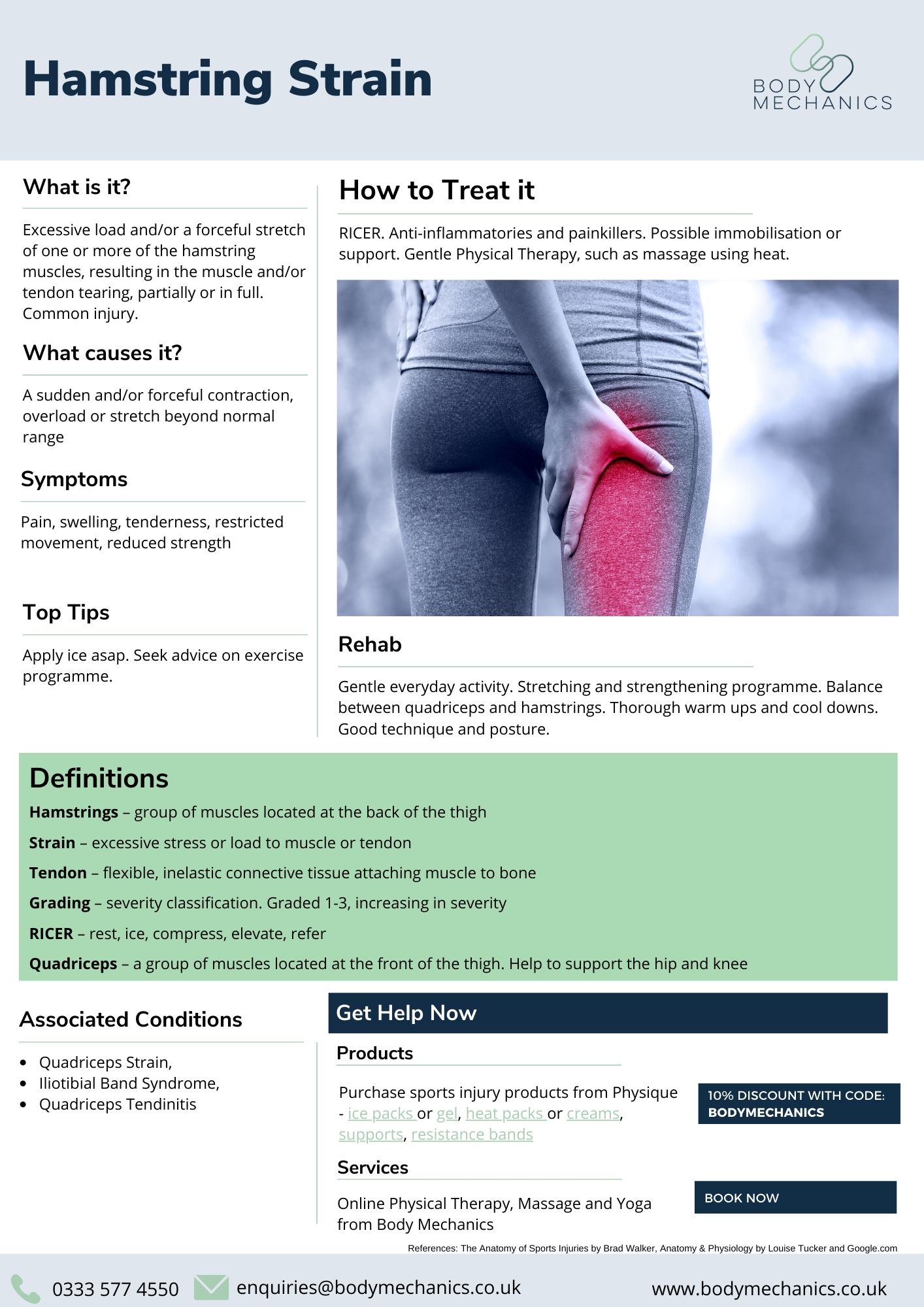 Hamstrings & Quadriceps Body Mechanics
