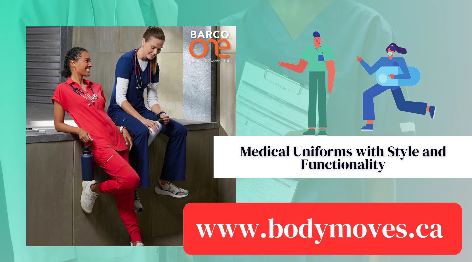 Medical Uniforms with Style and Functionality BodyMoves Scrubs