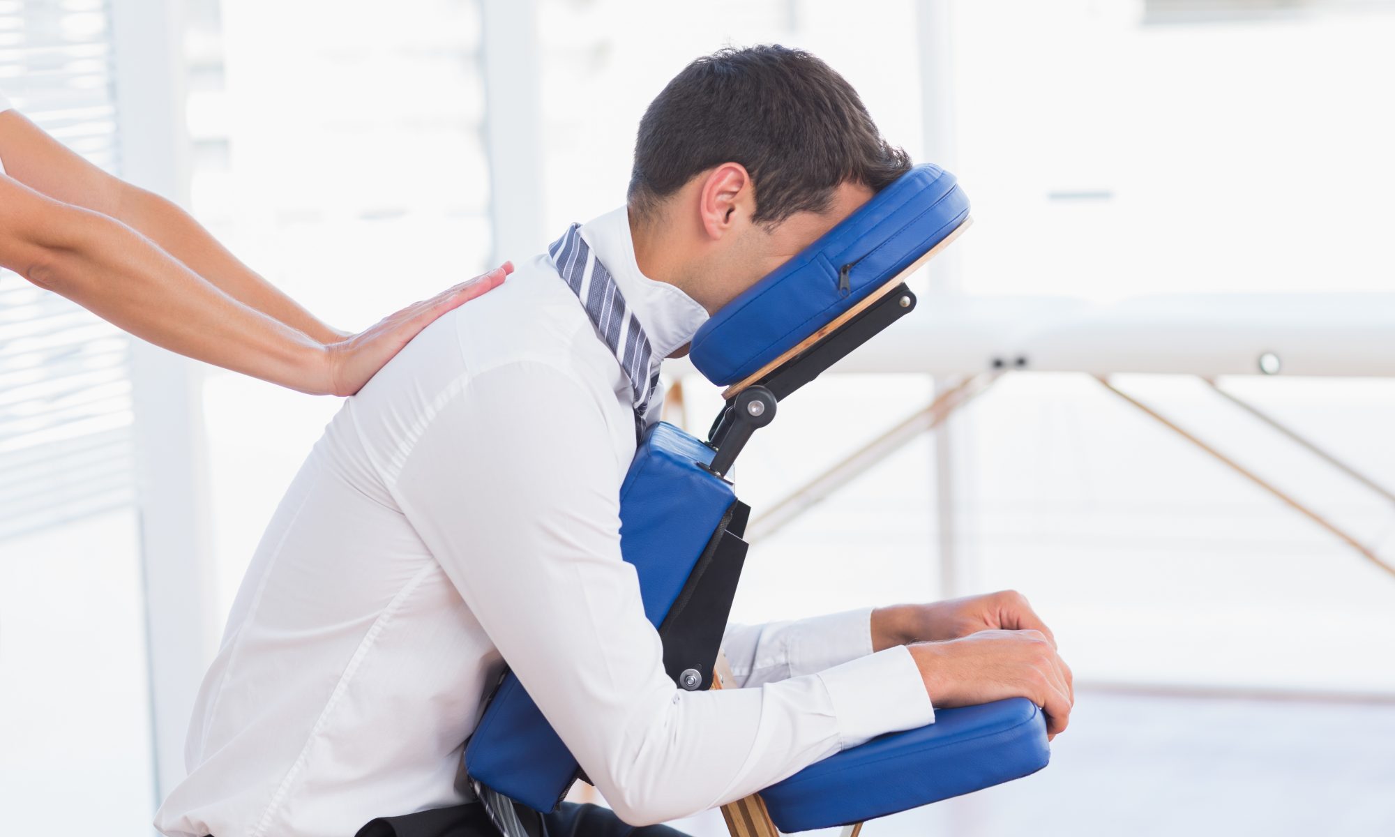 chair massage benefits workplace Felisa Quinonez