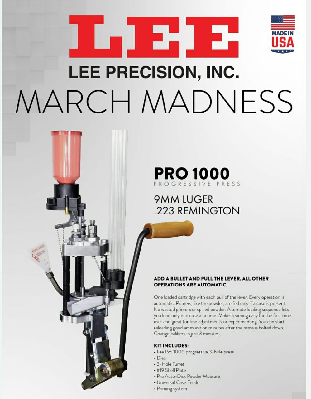 Lee Pro 1000 9mm Luger .223 Remington - Boendoes Hunting & Outdoor