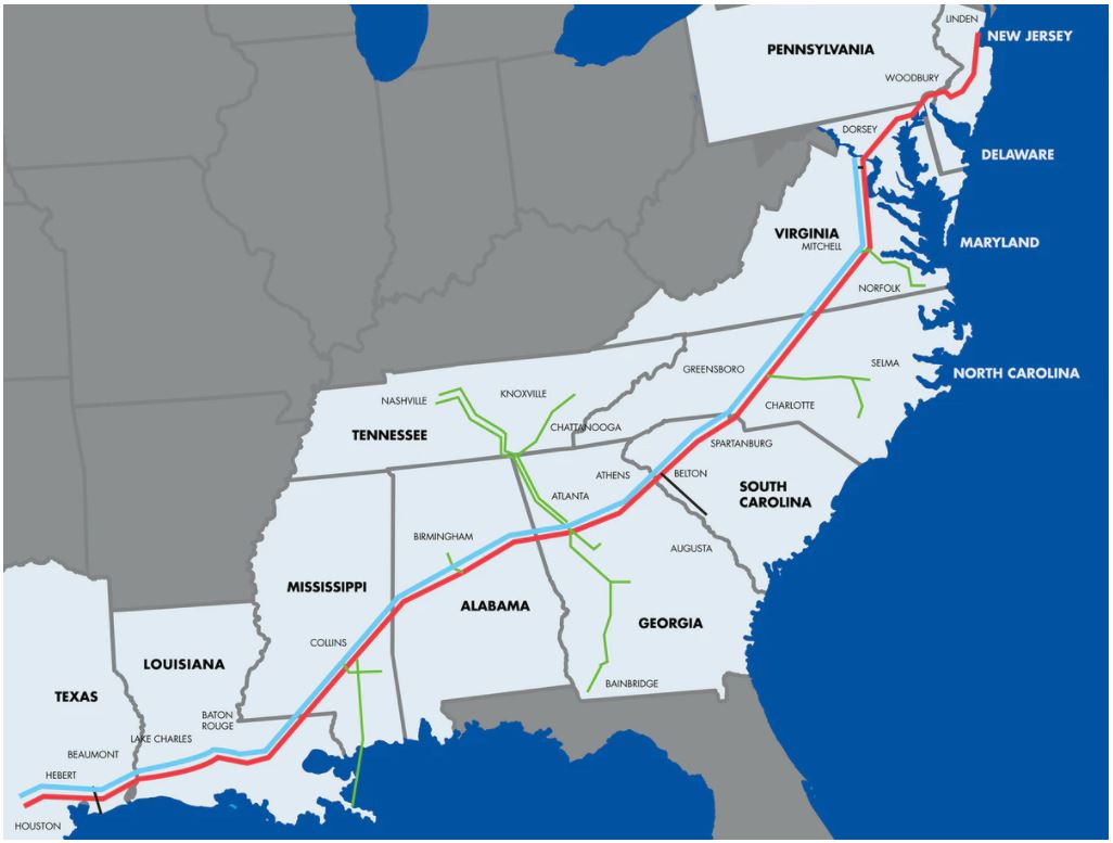 Colonial Oil Line Pipe Atlanta Map Knowns and unknowns about the hack at Colonial Pipeline BOE Report