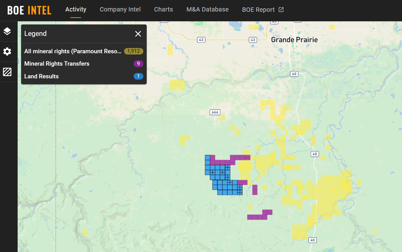 Paramount’s new Montney acreage surrounds mystery buyer’s 32 sections of Crown land bought for