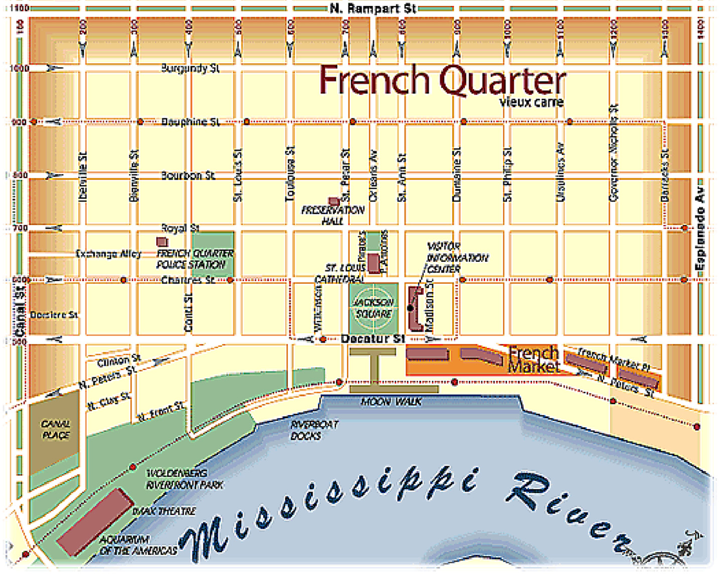 Map Of French Quarter Restaurants boeuf gras In the Vieux Carré Page 4