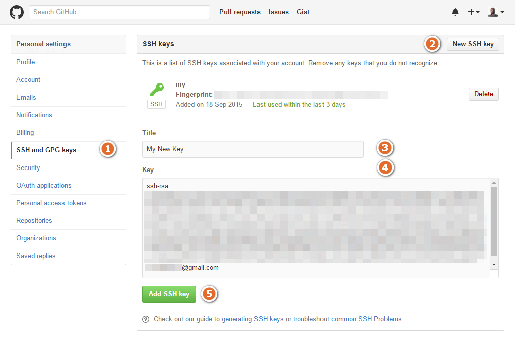 Ответ на вопрос как сгенерировать ssh keys для git windows