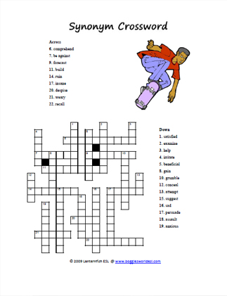 Synonym Crossword 3