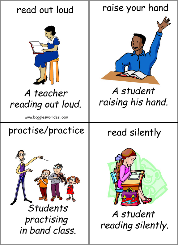 Classroom English Flashcards