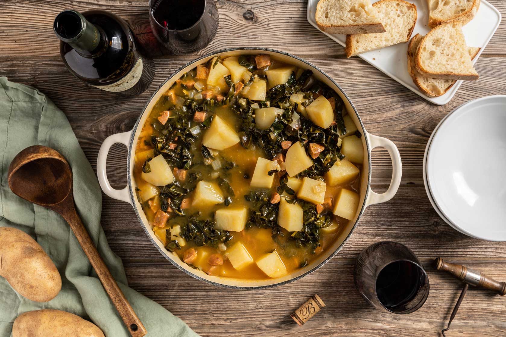 Caldo Verde—Portuguese Kale and Potato Soup Bogle Family Vineyards