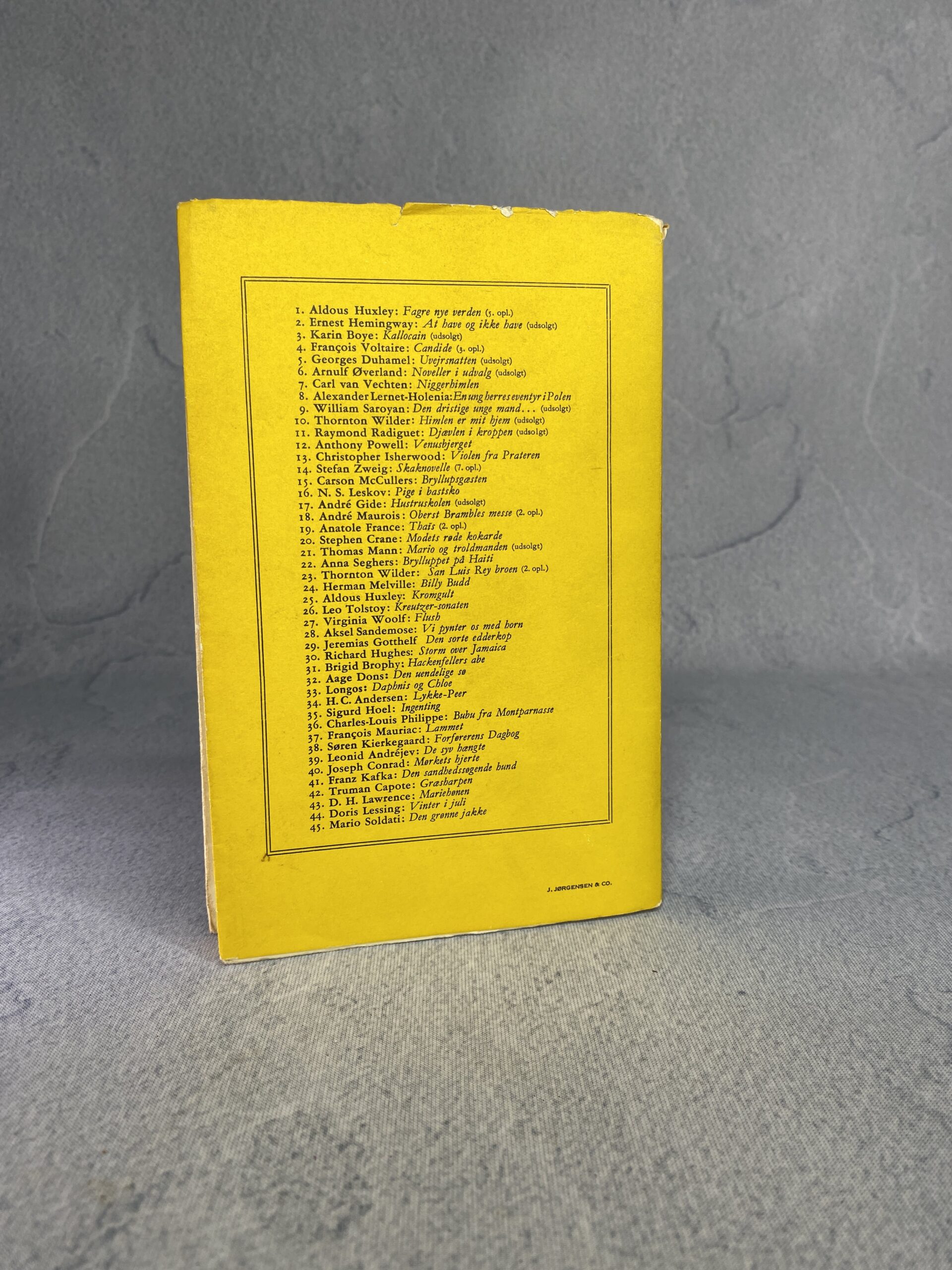 Aldous Huxley Fagre nye verden Bogmanden