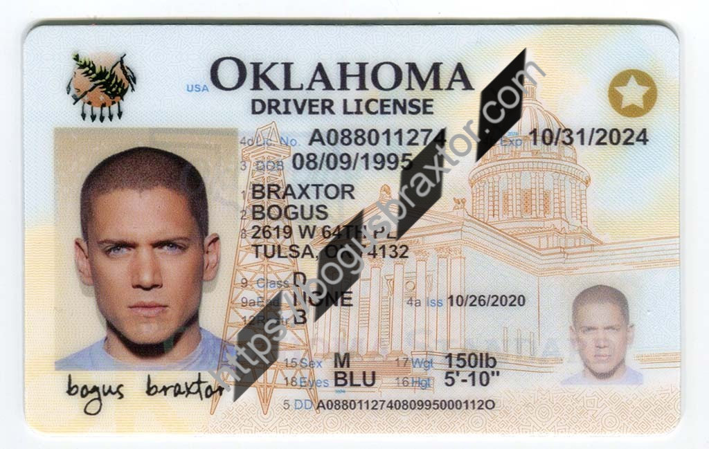 Oklahoma Fake ID Bogusbraxtor