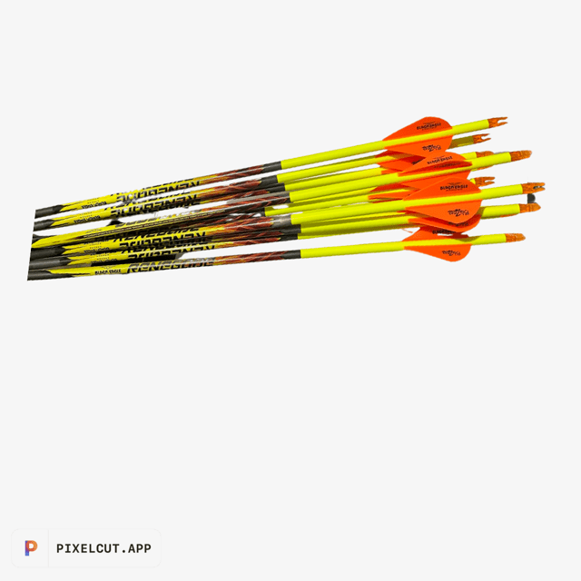 Black Eagle Renegade .005 300 Spine Wraps and fletched 6 Pack