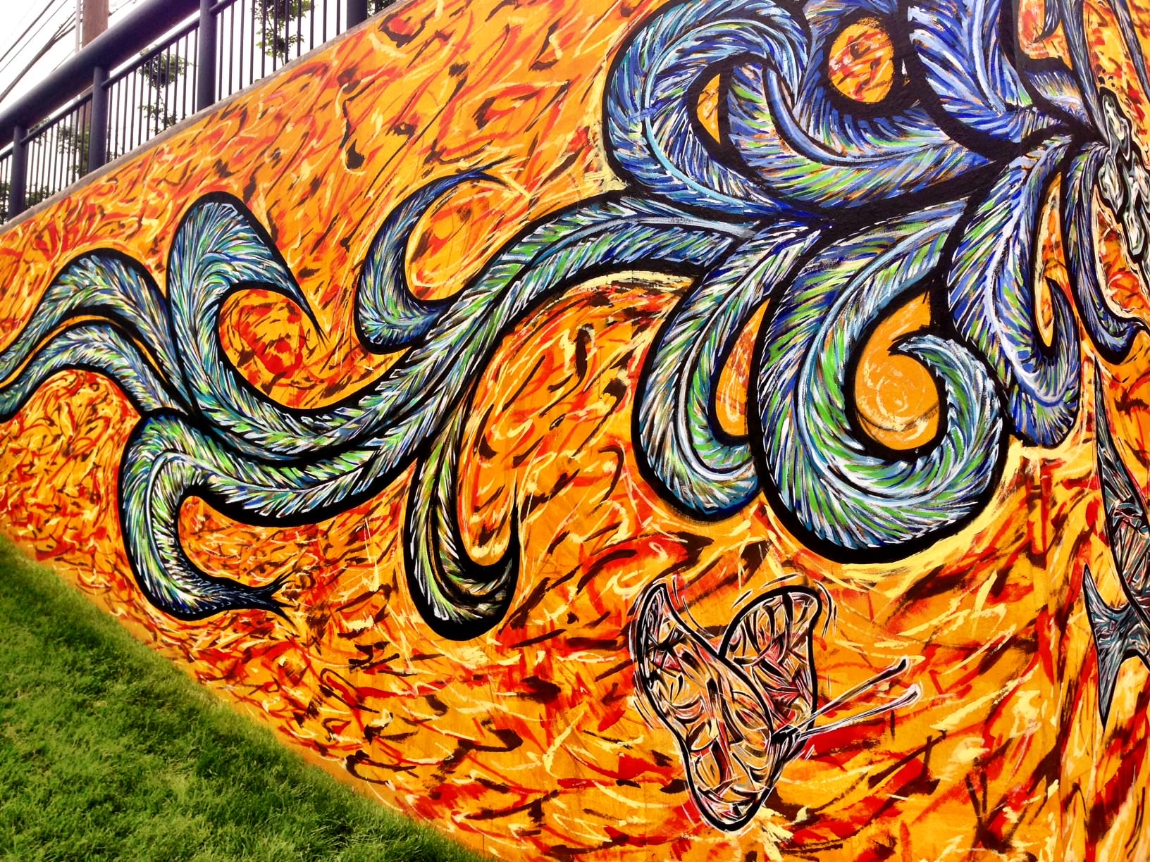 motivational murals of Indianapolis' cultural trail