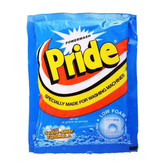 Pride Detergent Powder Blue 40g Bohol Grocery