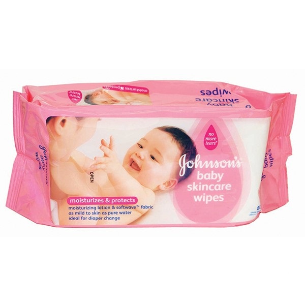 Johnson's Skin Care Fragrance Free Baby Wipes 75s