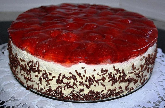 Erdbeerkuchen mit SchmandVanillecreme Kochen und Rezepte
