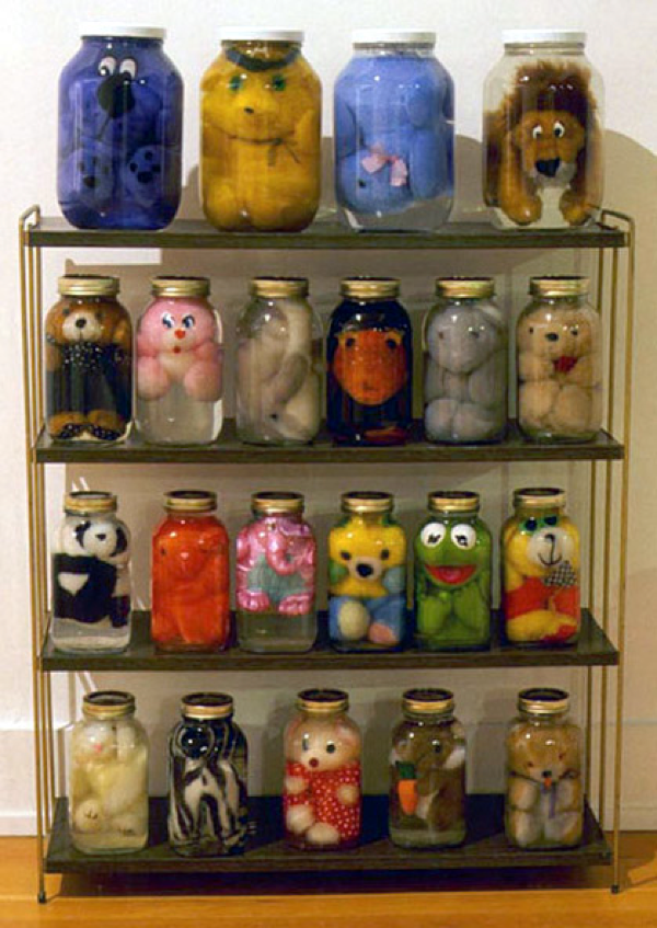 "Preserved" plushies in jars Boing Boing