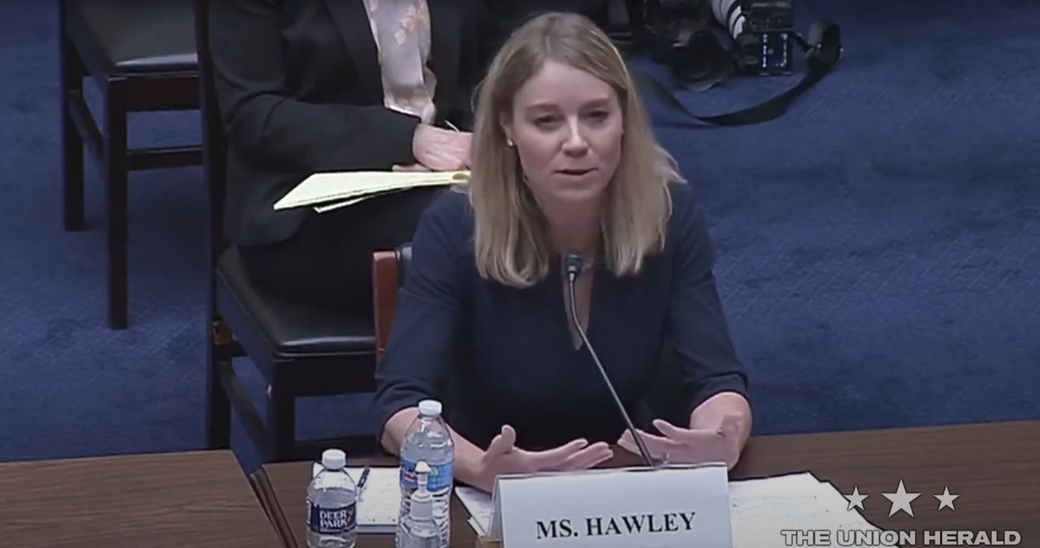 Watch Erin Morrow Hawley play stupid word games about the definition of(028)