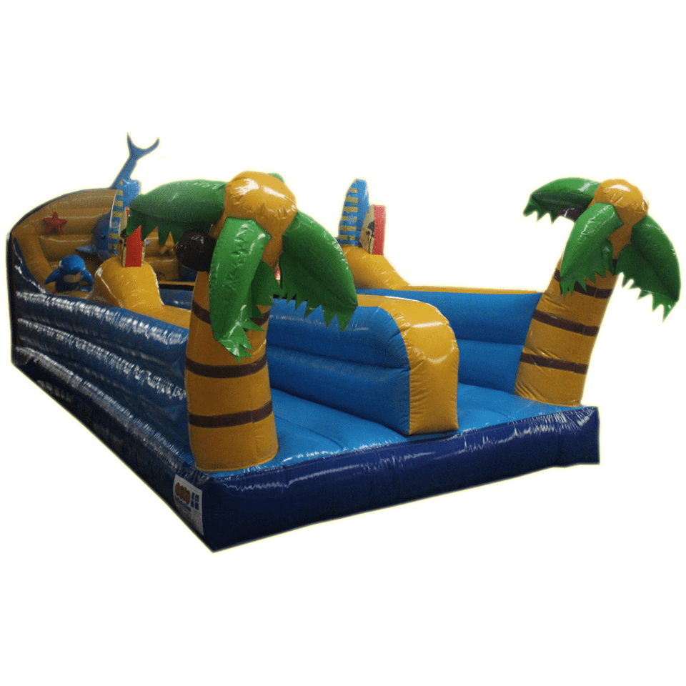 Bungee run haai Boing Springkussens Roosendaal en omgeving bel ons